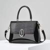 Senior Drop-shaped Lock Bag Women's Latest Design Square Patent Leather Handbag Chain Single Shoulder Crossbody Bag Used for Women