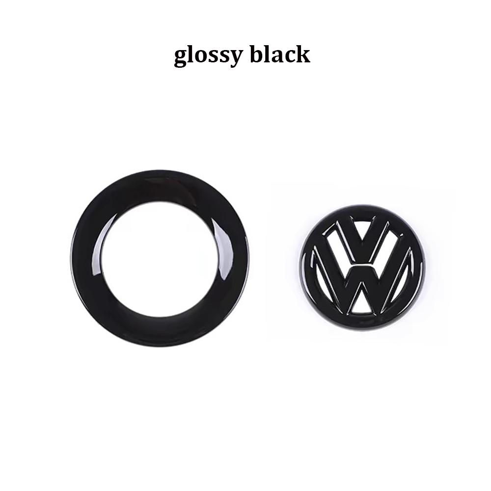Car Steering Wheel Sticker ABS Auto Emblem Badge Decoration For Volkswagen VW GTI Passat B6 Golf 4 Polo Jetta Beetle Tiguan CC Nh8