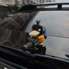 Pokmon Psyduck Car Hood Ornament Small Figurine Car Doll Decoration Road Bandit Gatling Car Rear Doll Fun Toy