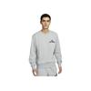 Nike Sportswear Club SS25 BB Crew NSW GFX Casual Simple Round Neck Long Sleeve Sweatshirt Men Sweatshirt Light-Gray HJ2174063