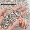 40Pcs Zircon Mix Mini Nail Diamond Decoration Mixed Loading Stereoscopic Nail Accessories Nail Painting Nail Salon Nail Artists