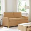 Sofa Beige 156 X 81 X 87.5 Cm Fabric