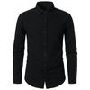 Cotton Linen Shirt for Men Slim Fit Tops Long Sleeve Business Shirt Spring Autumn Casual Formal Men's Shirts