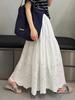2026 European Fashion High Waist A-Line Hollow Out Slimming Skirt for Women - Spring Collection
