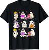 Retro Teacher Halloween Ghost Read More Books Teacher Gift Unisex T-Shirt