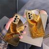 Luxurious Golden Bird For Samsung A 01 52S A04 A05S A10 A12 13 22 23 24 36 42 M02 Note 10 20Ultra 8 9 Golden Glass Phone Case