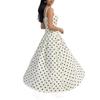 2026 New European and American Style Polka Dot Suspender Dress High Waist Big Pendulum Hepburn Style Retro Long Dress Women's Cross-border Fashion