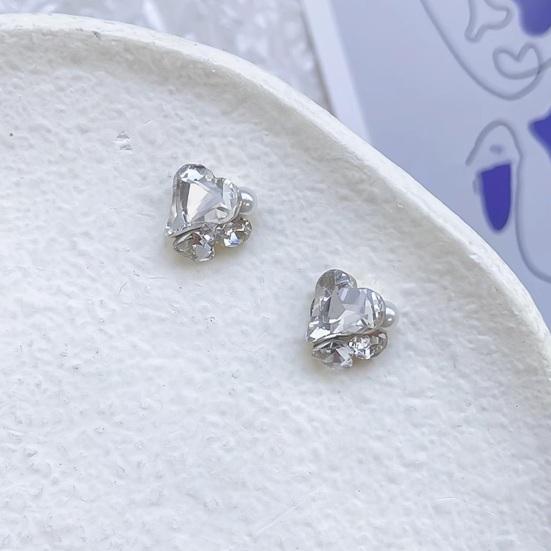 10Pcs Nail Art Rhinestones Sparkling Metal Ornaments Nail Art Accessories for DIY Crafts Nails Clothes Shoes Jewelry