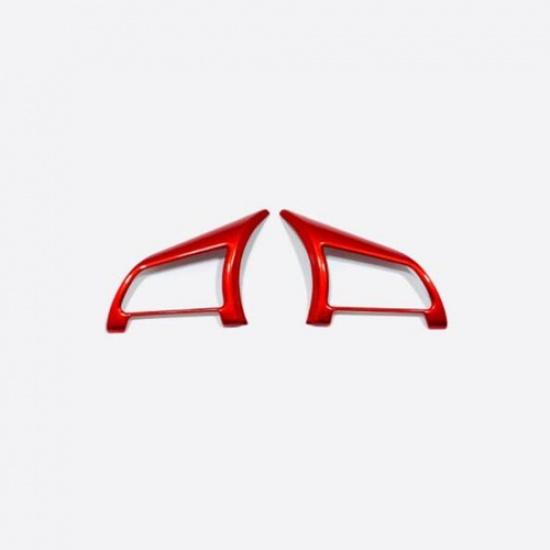 Red Steering Wheel Trim 3pcs For Nissan Altima