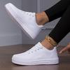 Weiße Schuhe Damen Sneakers Schuhe Outdoor Damen Casual Flache Wanderschuhe