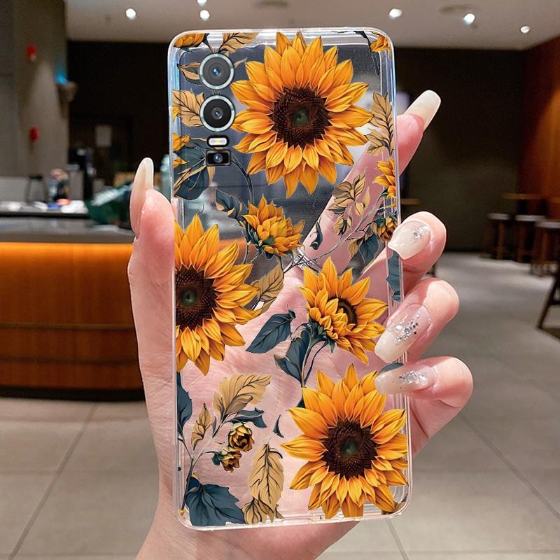 Casing For Vivo Y76S Y76 5G Phone Case Luxury Dragon Cute Cool Boys Girls Pattern Soft Silicone Back Cover Transparent TPU Shell
