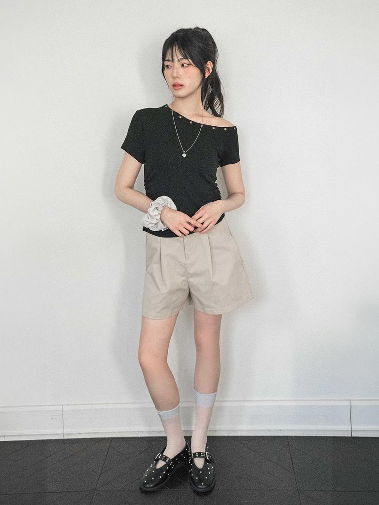 KOOLKITTEN Theo Stretch Belted Shorts 3 Colors