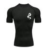 Draak Heren Sport T-shirt Training Fitness Compressie Korte Mouw Rashguard voor Mannen Atletische T-shirts Workout T-shirt
