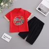 Children's Clothing Small Children's Summer Cotton and Linen Suit Boys Chinese Style Handsome Summer Children's Foreign-style Two-piece Set