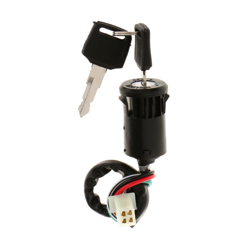 4 Wire Ignition Key Barrel Switch 50cc 110cc 125cc 250cc For Quad Dirt Bike ATV