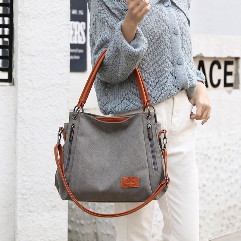 Damen Taschen Mode Designer Schulter Umhängetasche für Frauen 2024 Weibliche Umhängetasche Damen Geldbörse Lady Canvas Tuch Handtasche
