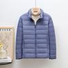 Veste Courte Légère pour Femme Style Coréen Col Montant, Grande Taille, Duvet de Canard Blanc, Tendance K-8711