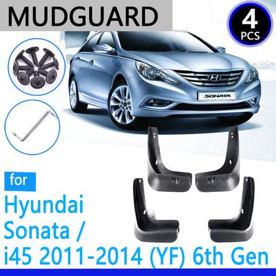 Mudguards Fit for Hyundai Sonata I45 YF 2011 2012 2013 2014  Car Accessories Mudflap Fender Auto Replacement Parts