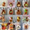 Capybara Keychain Plush Toy With Sparkling Chain For Animal Collectors