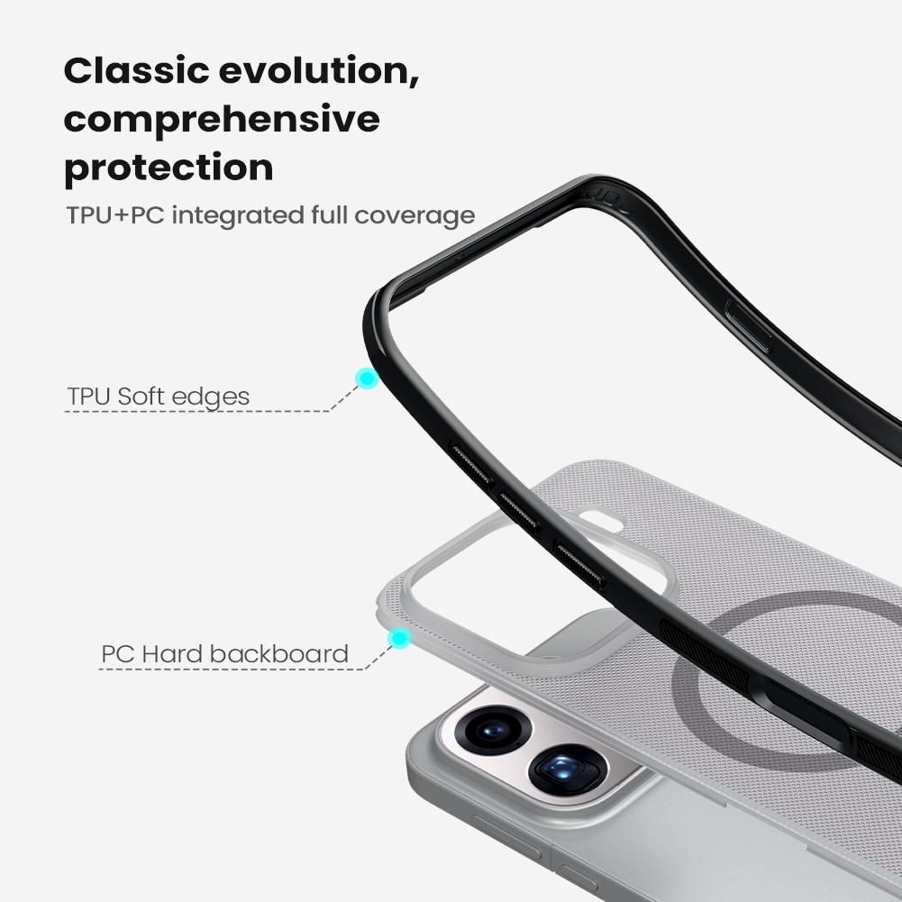 Nillkin Für OPPO Find X9 Pro Find X9 Magnetische Super Frosted Shield Pro Handyhülle Anti-Fingerabdruck Stoßfeste Rückabdeckung