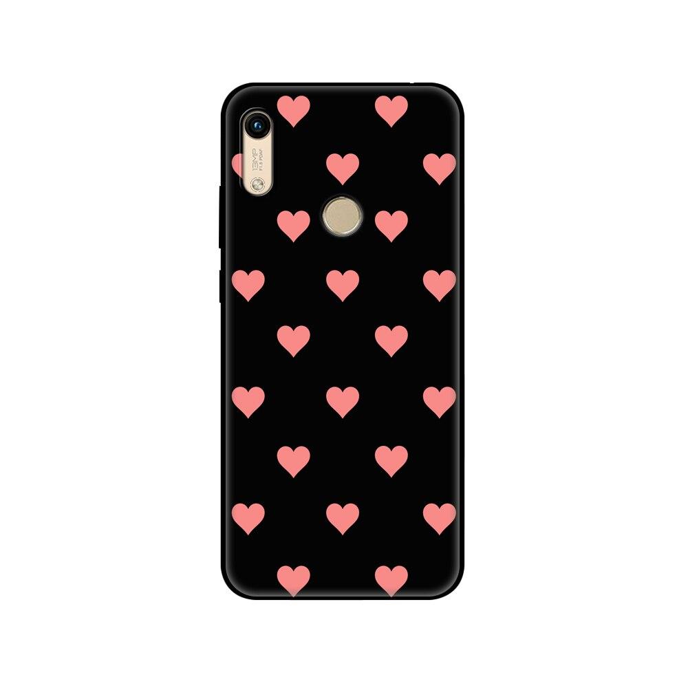 For Honor 8A Case For Huawei Honor 8A Prime Case Silicon TPU Back Cover Phone Case Black Tpu Casepink Anime Space Car