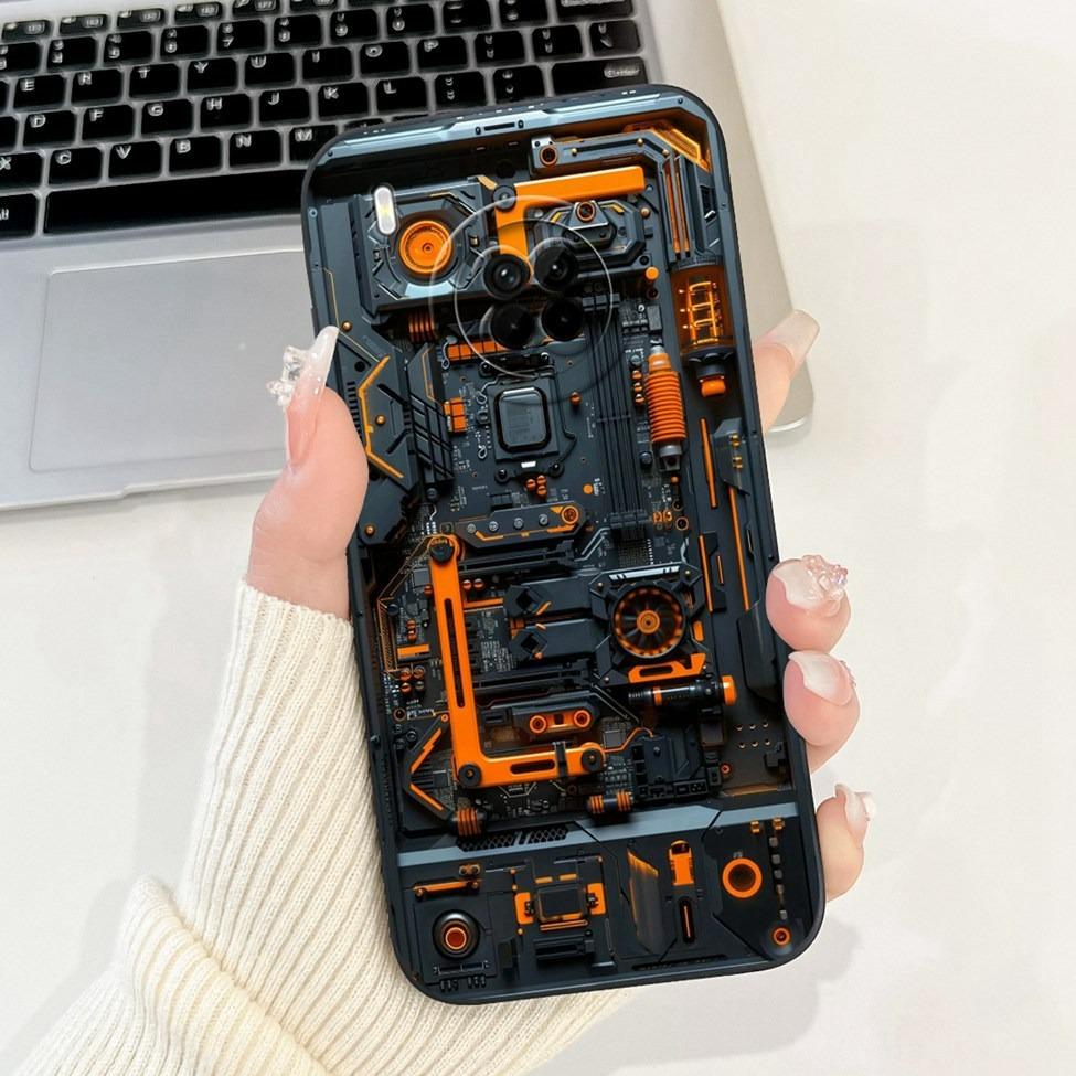 För Huawei Y9A Fodral Skydd Lyxig Mode Blommor Kawaii Söt Katt Stötsäker Telefonfodral För Huawei FRL-22 FRL-23 FRL-L22 FRL-L23