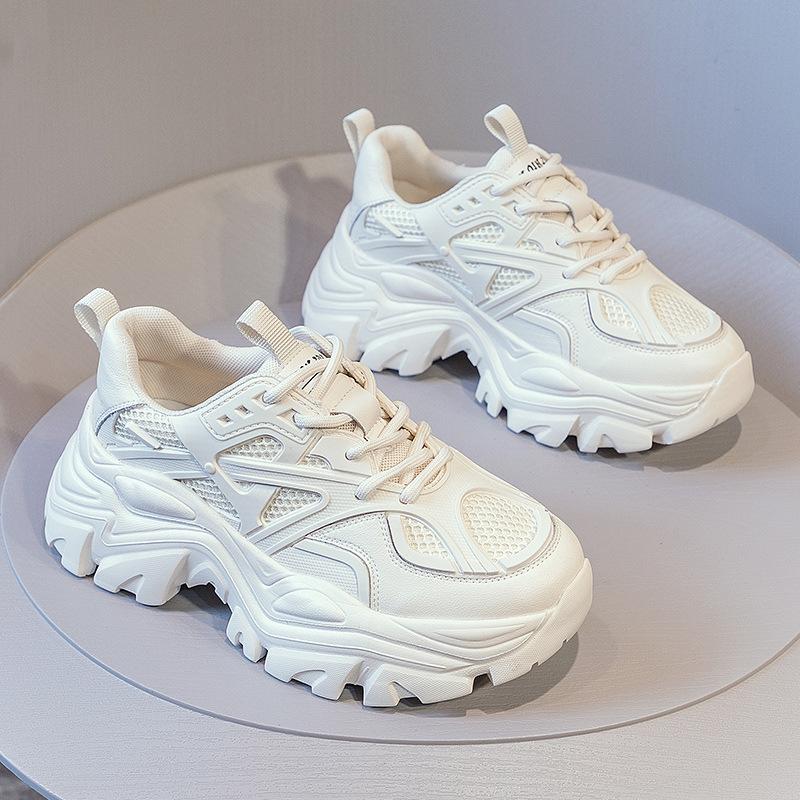 New Dad Shoes for Women, Breathable and Versatile, Thick-soled Casual Sports Shoes