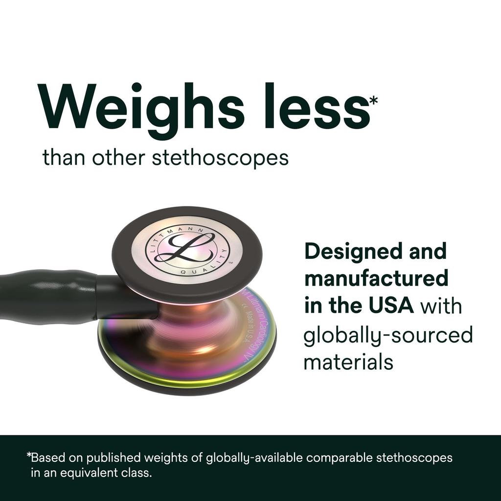 Littmann Cardiology IV 6151 Stethoscope Short (Black)