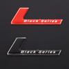 3D Metal Car Sticker Emblem Badge Decals Black Series Logo Sticker for SLS W204 W203 W211 W207 W219 C63 Car Styling