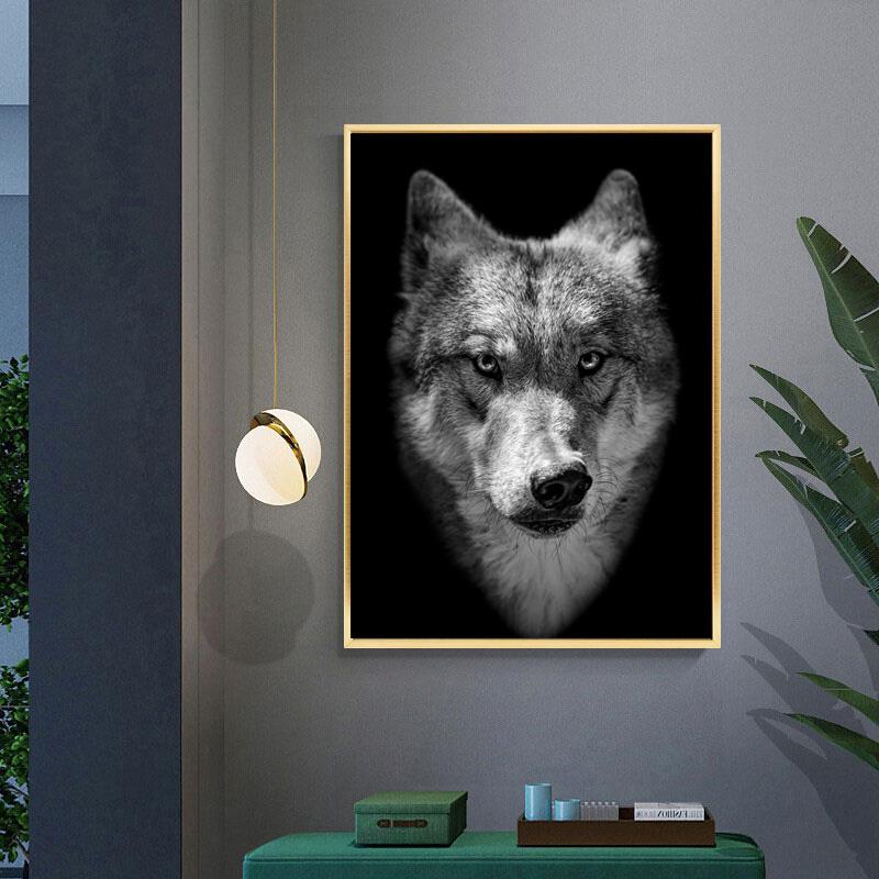 Otlak kurt hayvan posteri baskı tuval duvar oturma odası sanat Pop Art ev dekorasyon