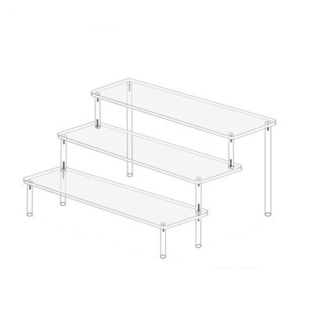 20/30/40CM Figurine Shelf Acrylic Organization Shelf New Acrylic Display Stand