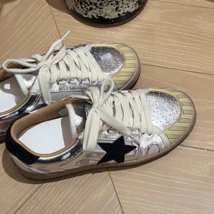 Star Niche Board Shoes Velvet Casual Cotton Shoes Retro Dirty Shoes German Training White Shoes