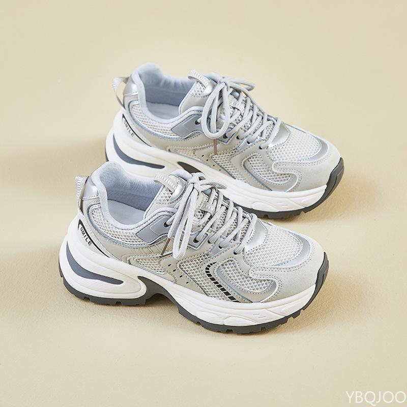 New Spring Fashionable Versatile Sports Shoes Running Casual Comfortable Thick Soled Height Increasing Women's Shoes