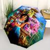 1pc Encanto Automatic Opening and Closing Umbrella, Lightweight 3-Fold, With Cute Cartoon Characters, Suitable for Home, Outdoor and Daily U