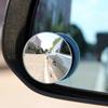 Einstellbare Auto-Totwinkelspiegel Weitwinkelansicht Rahmenloses Design Universelle Passform Einfache Installation 360 Grad drehbarer Konvexspiegel