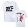 ITS NOT THAT DEEP TOUR WITH SPECIAL GUEST ADLA Tshirts DEMI LOVATO Graphic Printing Tshirt Cotton Short Sleeve Women Clothing
