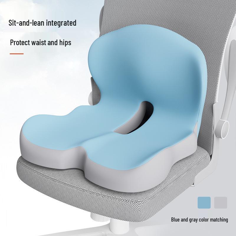 Cuscino per Sedile e Schienale in Memory Foam per Ufficio, Studente, Anziano, Auto - Supporto Lombare e per Glutei per Sedute Prolungate