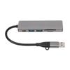 USB C Hub 6 In 1 USB3.0 3xUSB Ports 5Gbps Transmission Advanced Chipset Portable Docking Station for Homes Office Travel