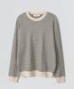 EZIO Aube Stripe Round Knit_Ivory