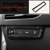 Carbon Fiber Headlight Adjustment Switch Cover Trim For Hyundai Sonata 2020 2021