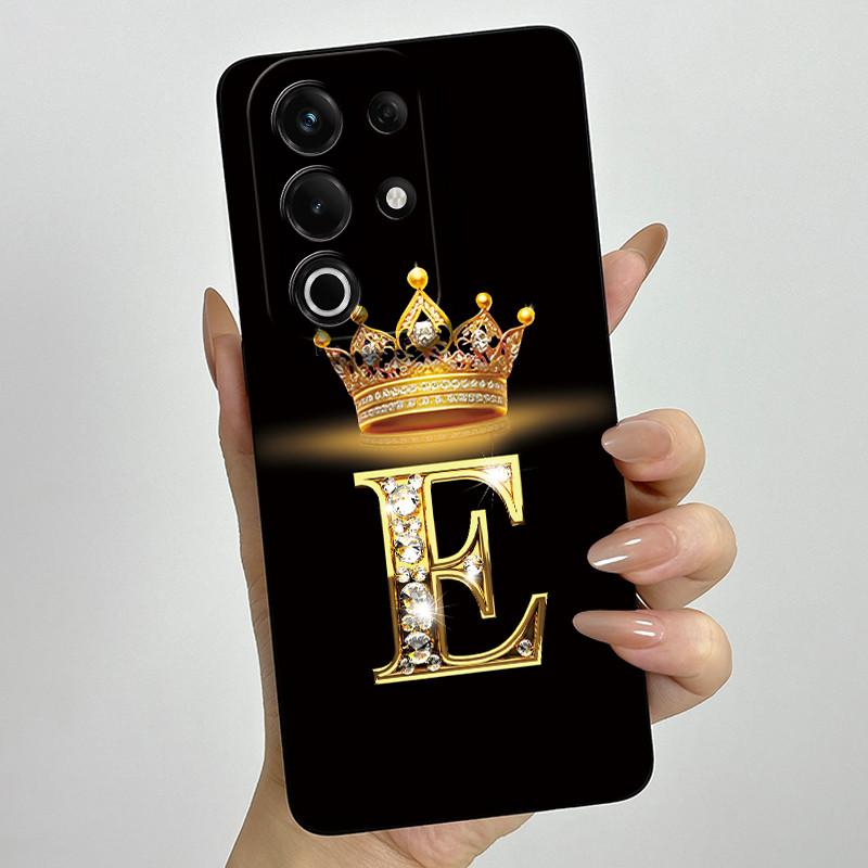 For itel S25 Ultra Case S686LN Luxury Crown Letters Matte Soft Silicone Protective Back Cover for ItelS25 S 25 Ultra 5G Fundas