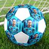 Erling Größe 5 Fußball, bunt, für alle Altersgruppen geeignet, maschinengenäht, PVC-Material, Wettkampfqualität, langlebig und hochsprungfähig