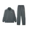 adidas Warm Breathable Windproof Stand Collar Striped Simple Zip Long Sleeve Elastic Waist Long Pants Casual Sports Suit Men Suit KG8952