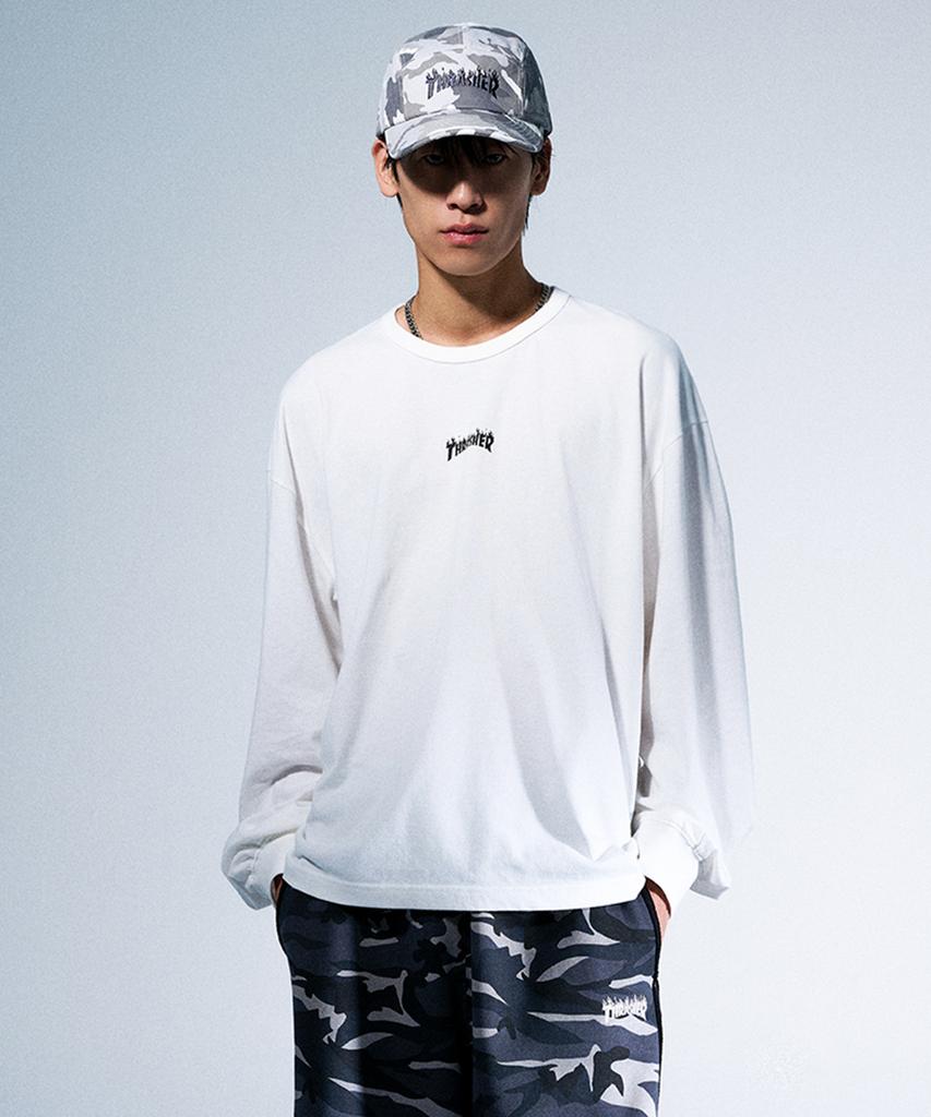 Treasure Flame Logo Long Sleeve Off-White