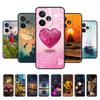 Für Realme Neo 7 Hülle Blume Vogel Weiches Silikon TPU Handyhülle Funda Für Realme Neo7 Abdeckung Realmi Neo 7 Hülle Handy Tasche Schalen