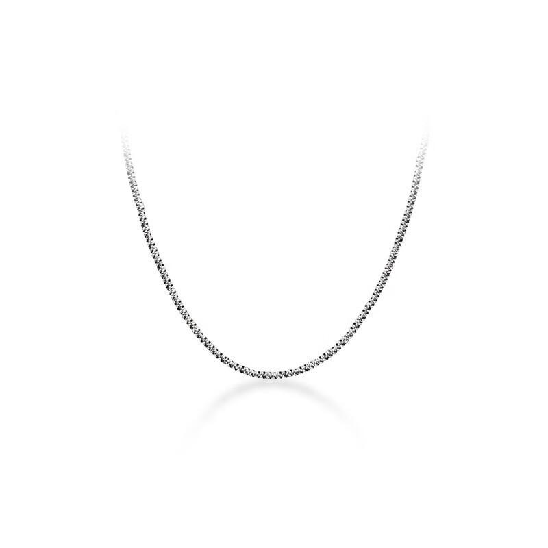Temperament Pendant Gypsy Necklace Plated Sparkling Plain Chain Simple Versatile Collarbone Chain Women
