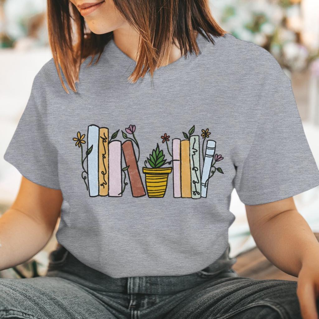 Vêtements Femme WGTD Mode Dame Manches Courtes Imprimé Tops Col O T-shirts Femme Été T-shirt Graphique