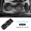 For Ford Explorer 2020-2024 Soft Silicone Center Console Cup Holder Mat Anti Spill Dust Proof Interior Protector Car Accessories