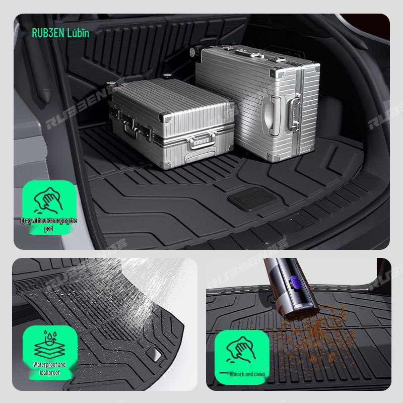 Ideal I6/i8 TPE Trunk Mat: Semi-enclosed, Non-slip, Wear-resistant Car Accessory