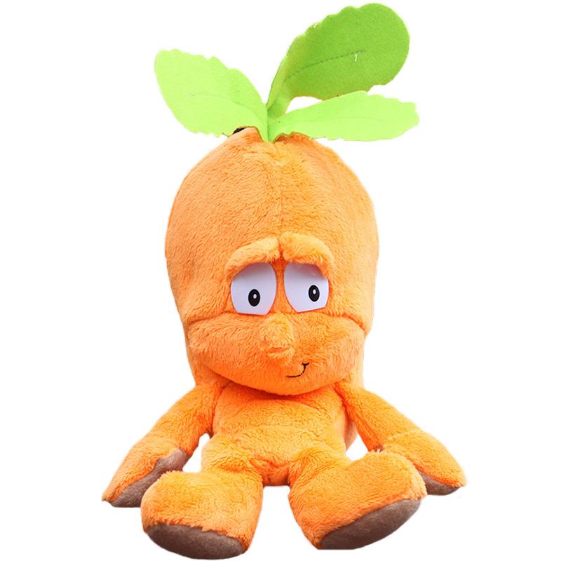 Peluche di Frutta e Verdura da 25 cm Aglio Fragola Broccoli Anguria Zucca Morbida Bambola di Peluche Regalo per Bambini